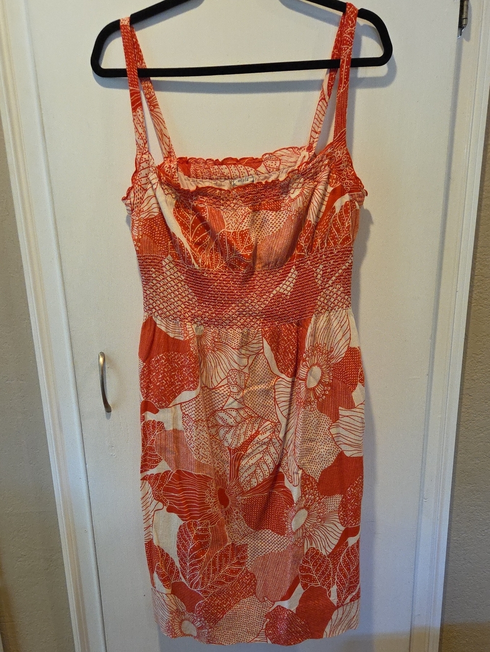 Anthropologie Viola Floral Smocked Dress 4
